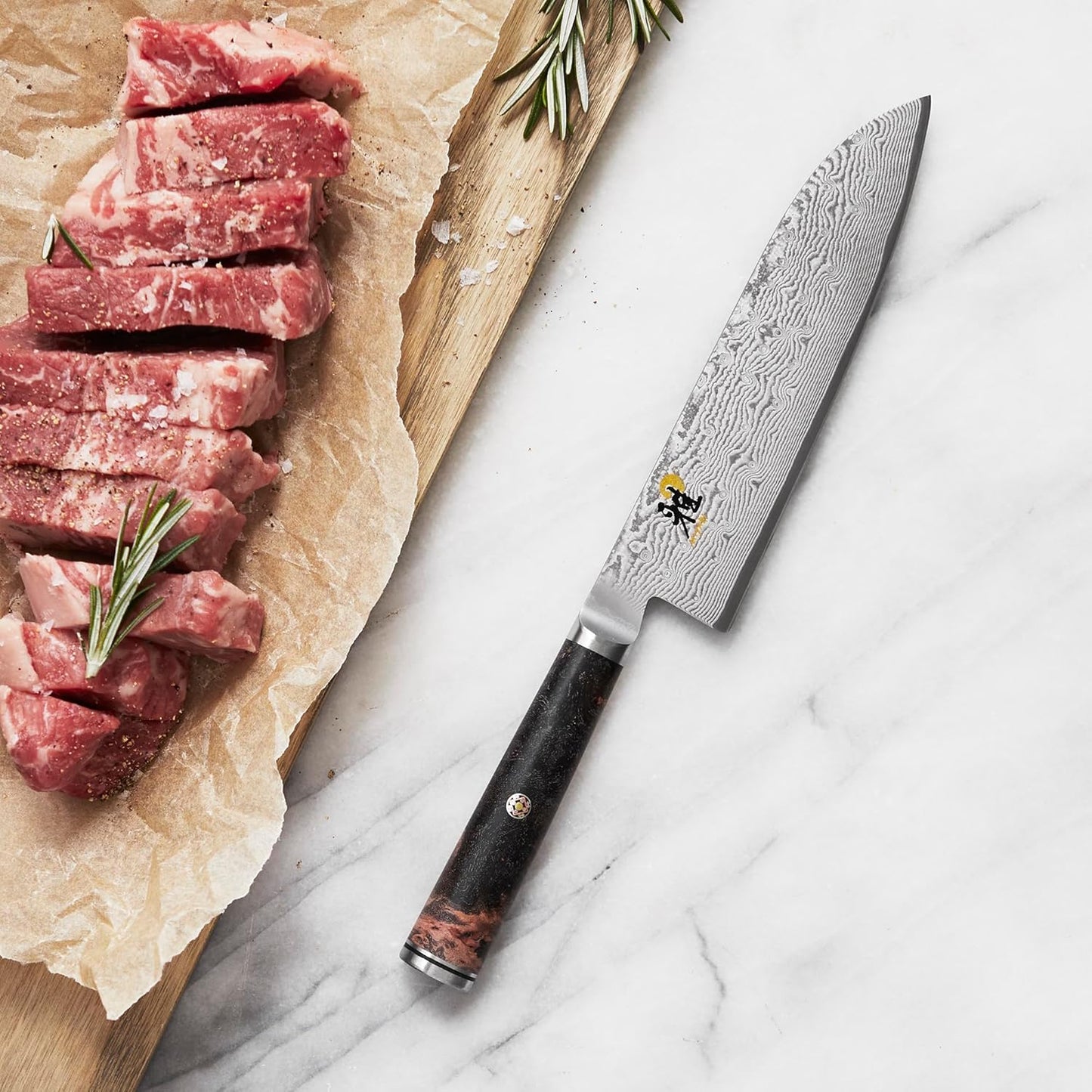 Black 5000MCD67 5.5-inch Santoku Knife