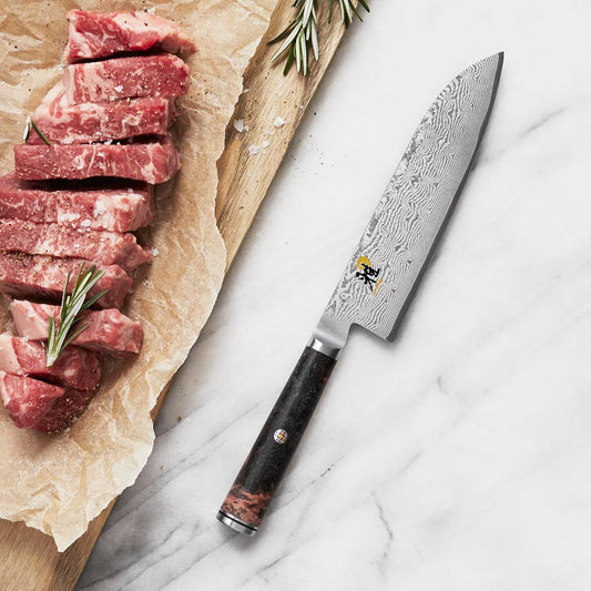 Black 5000MCD67 5.5-inch Santoku Knife