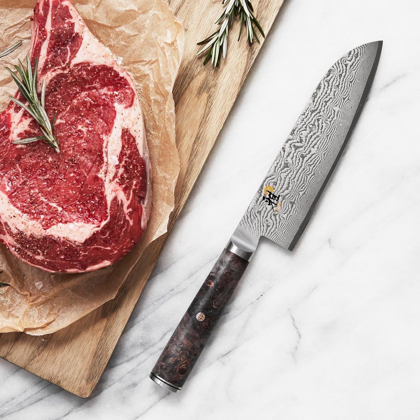 Black 5000MCD67 5.5-inch Santoku Knife