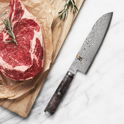 Black 5000MCD67 5.5-inch Santoku Knife