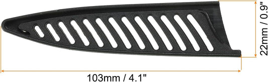 PP Safety Knife Cover Sleeves for 4" Ceramic Knife, 5 Pack Knives Edge Guard Blade Protector Universal Knife Sheath for Kitchen Chef Knife, Black