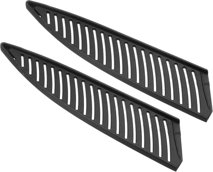 PP Safety Knife Cover Sleeves for 4" Ceramic Knife, 5 Pack Knives Edge Guard Blade Protector Universal Knife Sheath for Kitchen Chef Knife, Black