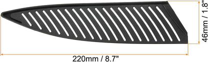 PP Safety Knife Cover Sleeves for 4" Ceramic Knife, 5 Pack Knives Edge Guard Blade Protector Universal Knife Sheath for Kitchen Chef Knife, Black