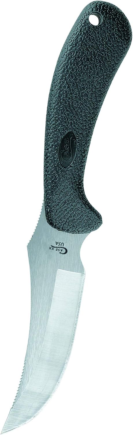 Case WR XX Pocket Knife Ridgeback Hunter Black Zytel Handle W/Nylon Sheath Item #362 - (Ridgeback Hunter)