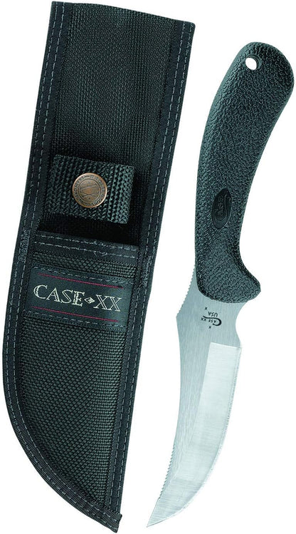 Case WR XX Pocket Knife Ridgeback Hunter Black Zytel Handle W/Nylon Sheath Item #362 - (Ridgeback Hunter)