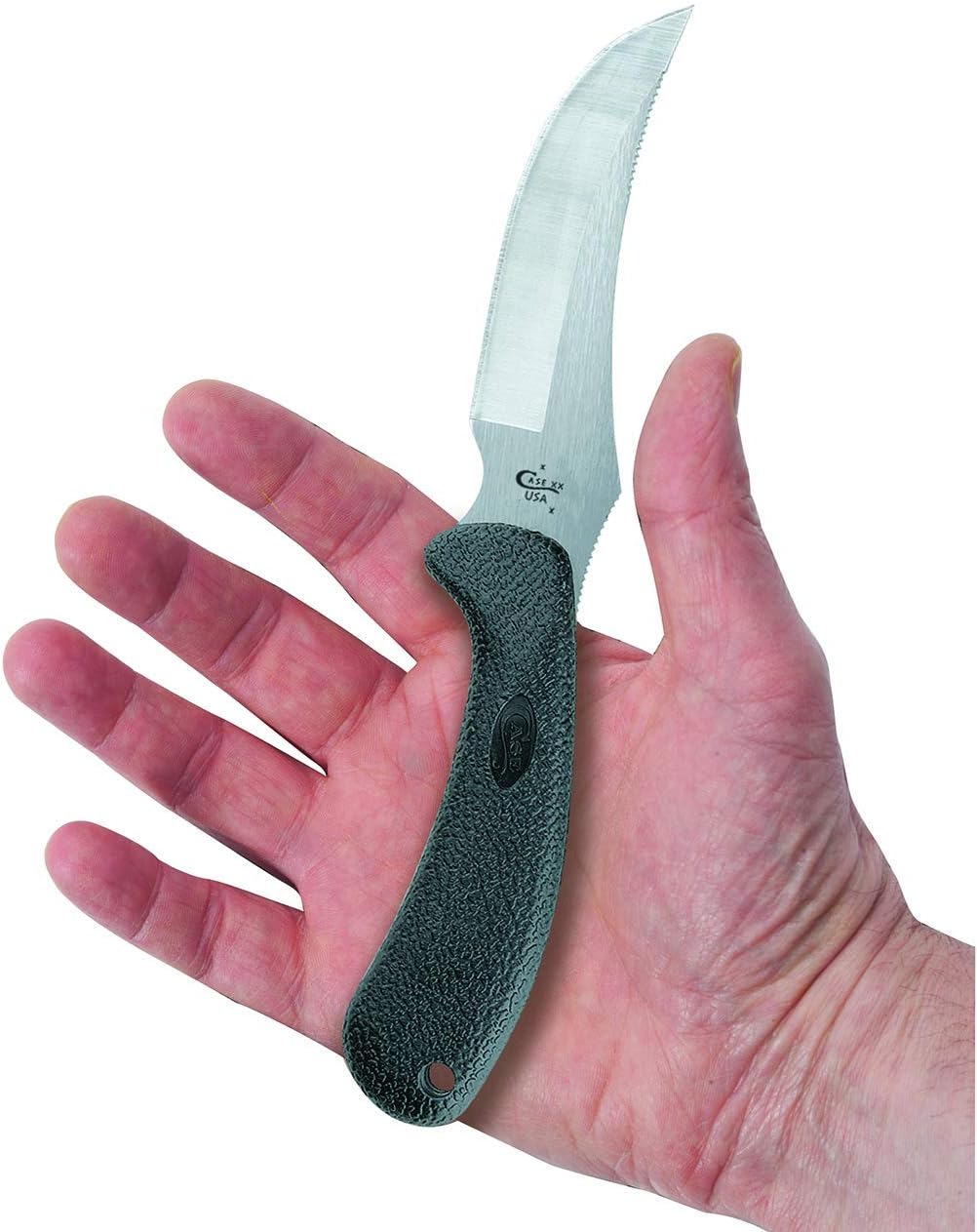 Case WR XX Pocket Knife Ridgeback Hunter Black Zytel Handle W/Nylon Sheath Item #362 - (Ridgeback Hunter)