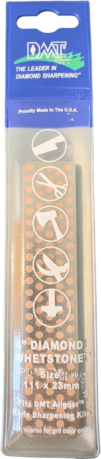 DMT A4EE Whetstone Knife Sharpener and Diamond Sharpening Stone for Use with Aligner, 4 Inches, Extra Extra Fine