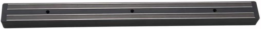 24” Magnetic Knife Rack with Black Plastic Body- Multifunctional Storage Knife Holder Magnetic Knife Strips Knife Bar Knife Holder for Kitchen Utensil Organizer