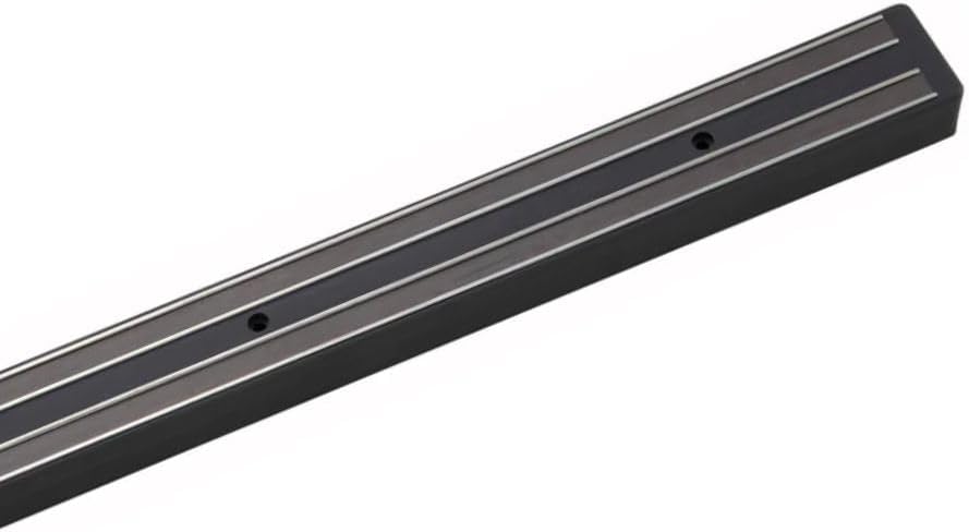 24” Magnetic Knife Rack with Black Plastic Body- Multifunctional Storage Knife Holder Magnetic Knife Strips Knife Bar Knife Holder for Kitchen Utensil Organizer