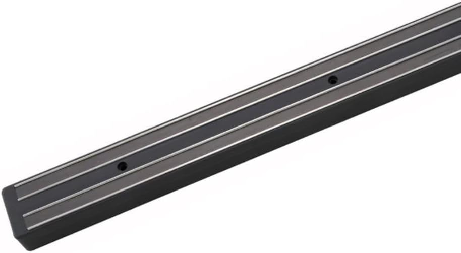 24” Magnetic Knife Rack with Black Plastic Body- Multifunctional Storage Knife Holder Magnetic Knife Strips Knife Bar Knife Holder for Kitchen Utensil Organizer