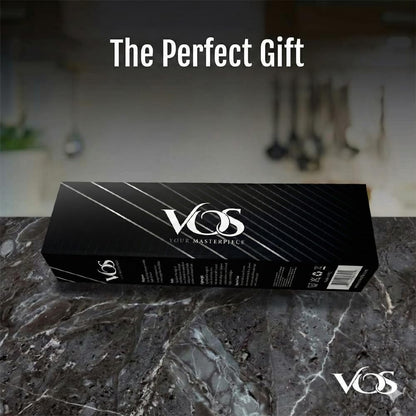 Ceramic Knife Set in Elegant Gift Box, Ceramic Knives Set For Kitchen, Ultra Sharp Kitchen Knife Set with Covers, 4" 5" 6" Paring, Santoku & Chef Knife, Lightweight, Dishwasher safe (Black Handle)