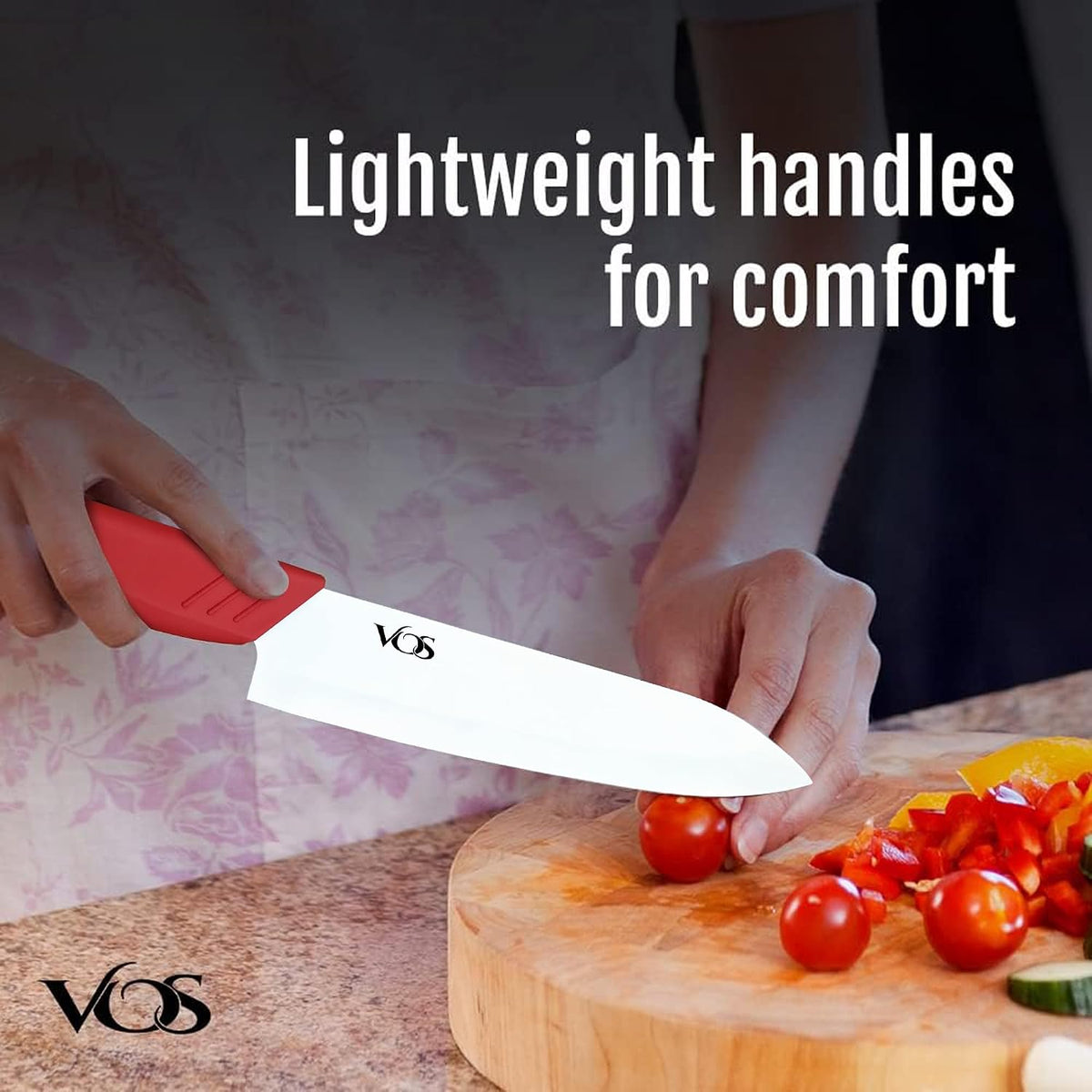 Ceramic Knife Set in Elegant Gift Box, Ceramic Knives Set For Kitchen, Ultra Sharp Kitchen Knife Set with Covers, 4" 5" 6" Paring, Santoku & Chef Knife, Lightweight, Dishwasher safe (Black Handle)