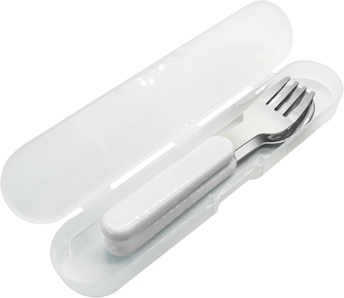 3-Piece Children Knife Spoon Fork Set 18/10 Stainless Steel Child Flatware Set Kids Utensils Set with Case for Lunch Box (Fork Spoon Knife Combo)