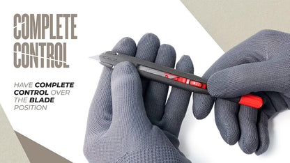 VViViD Best Damn Knife - Heavy Duty Precise Utility Blade, Sturdy Safety Lock, and 10 Replacement Blades
