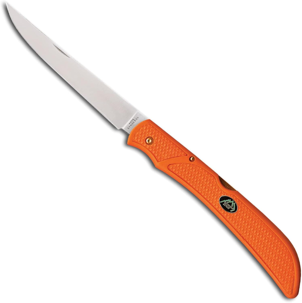 Fish & Bone - Folding Fillet Knife with 5.0" 440A Stainless Steel Blade for Fish and Processing Big Game - Pocket Clip
