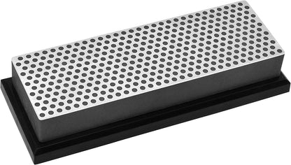 DMT (Diamond Machining Technology) 6-inch Diamond Whetstone Sharpening Stone with Plastic Case - Fine, W6FP, Red