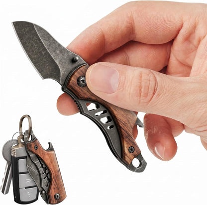Spring Assisted Heavy Duty Pocket Knife for Men - 3.5" Tanto Sharp Blade - Folding Tactical Japanese Deba Knife with Portable Clip - for Hunting Camping Military Survival Work EDC 6688 BG