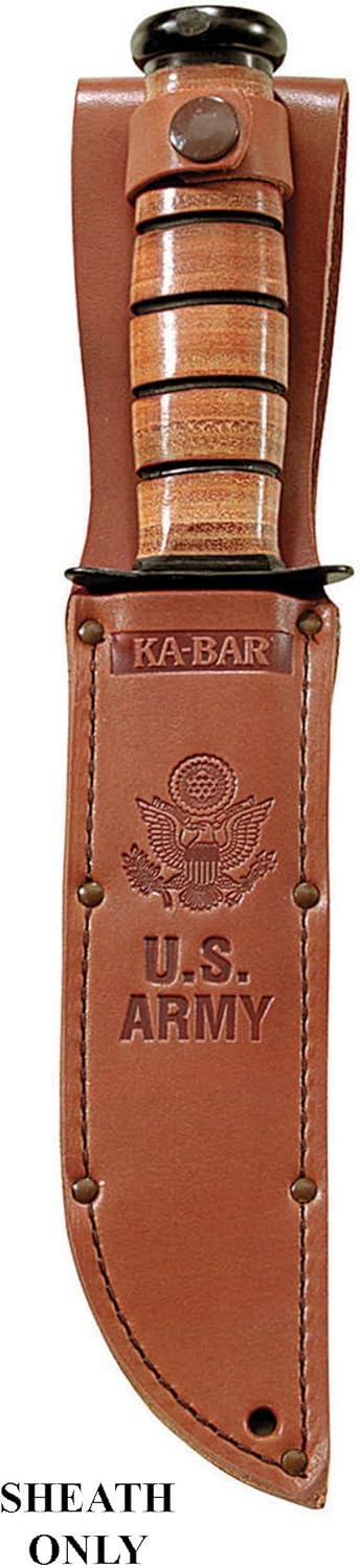 Army Leather Sheath, 7-Inch, Brown