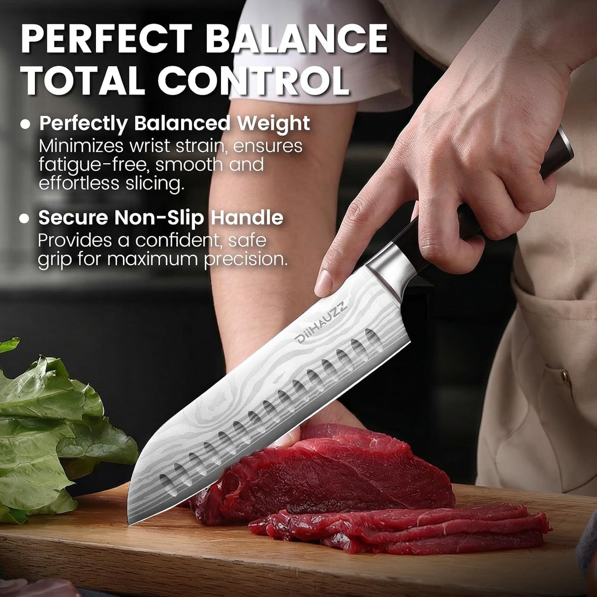 7 Inch Fillet Knife for Fish, Razor Sharp Boning Knife High Carbon Stainless Steel for Poultry Deboning and Meat Cutting, Japanese Filleting Knives with Ergonomic Pakkawood Handle, Sheath
