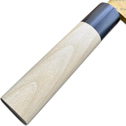 KA Japanese Santoku Knife 6.7" (170mm), Kurouchi Bunka All Purpose Knife, Aogami Blue Steel #2 Blade, Made in JAPAN