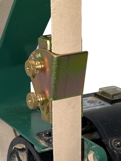 Knife Sharpening Angle Guide and 1" x 30" Leather Honing Belt with Compound