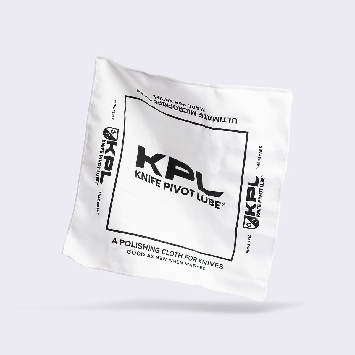 KPL Ultimate Microfiber Cloth - Polishing Pocket Knife Handkerchief for Cleaning Knives, Premium Knife Oil Cloth for Blade Care, Selvyt MF 14 Inch