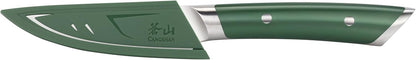 Cangshan HELENA Series German Steel Forged 3.5" Paring Knife with Sheath (Green)
