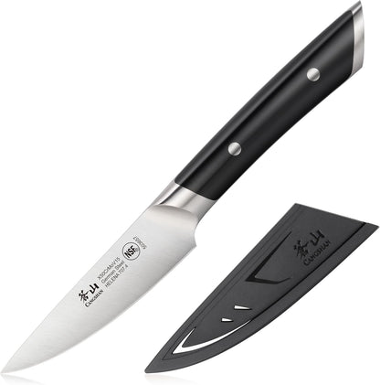 Cangshan HELENA Series German Steel Forged 3.5" Paring Knife with Sheath (Green)