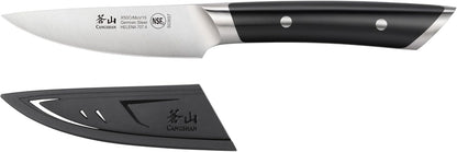 Cangshan HELENA Series German Steel Forged 3.5" Paring Knife with Sheath (Green)
