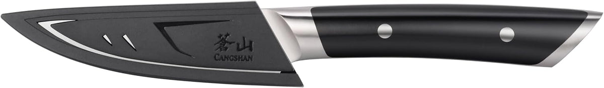 Cangshan HELENA Series German Steel Forged 3.5" Paring Knife with Sheath (Green)