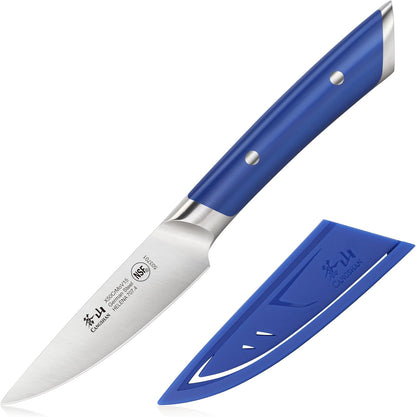 Cangshan HELENA Series German Steel Forged 3.5" Paring Knife with Sheath (Green)