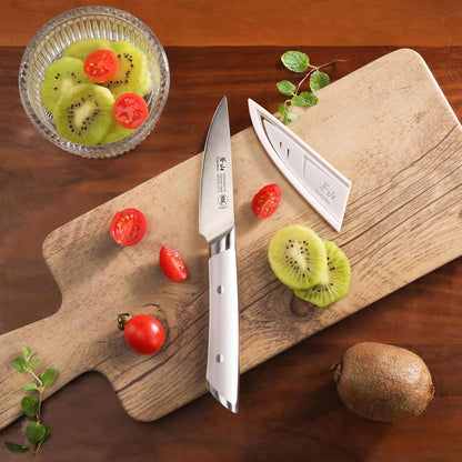 Cangshan HELENA Series German Steel Forged 3.5" Paring Knife with Sheath (Green)