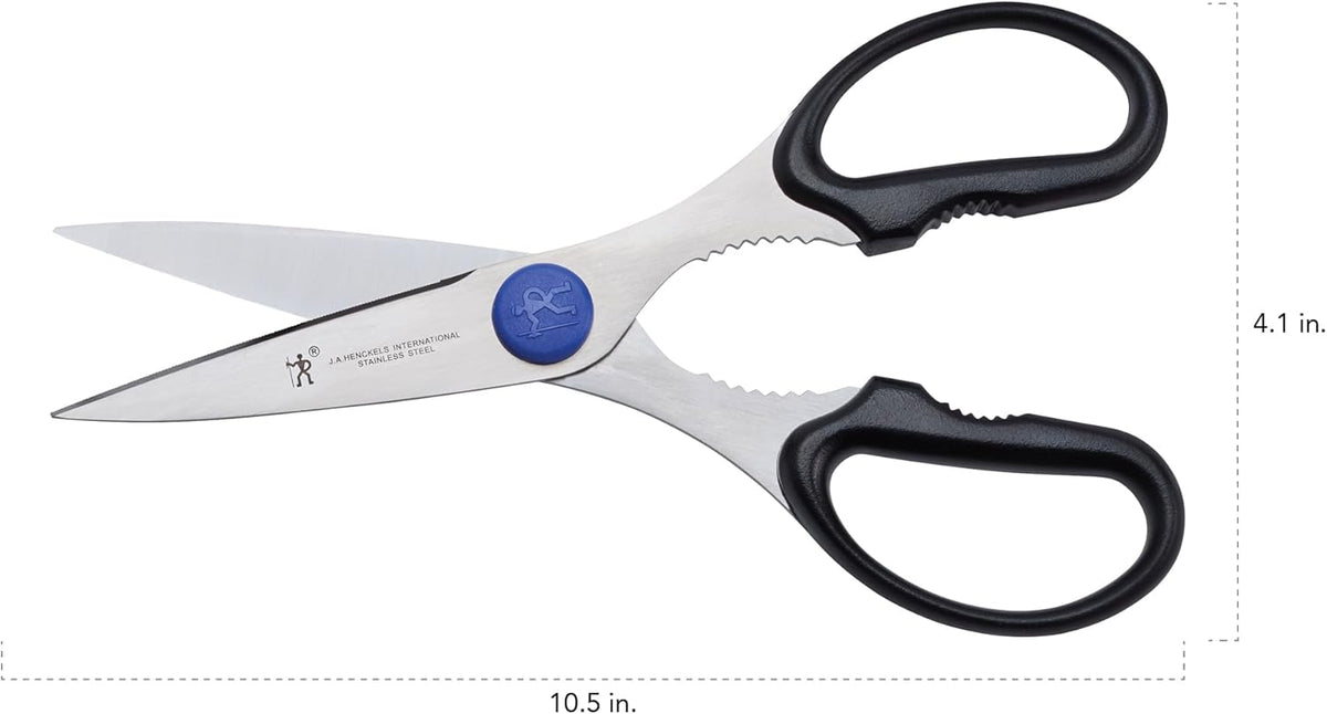Kitchen Scissors, Micro Serrated Blade Edge, Stainless Steel