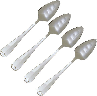 Stainless Steel Grapefruit Spoons, Set of 4