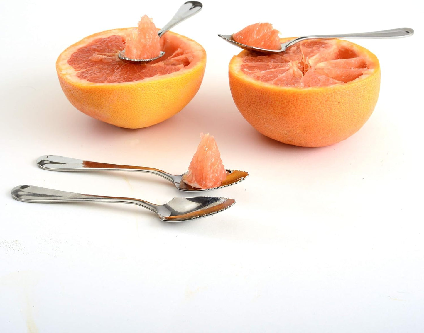 Stainless Steel Grapefruit Spoons, Set of 4