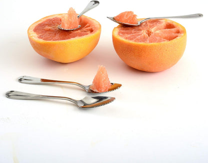 Stainless Steel Grapefruit Spoons, Set of 4