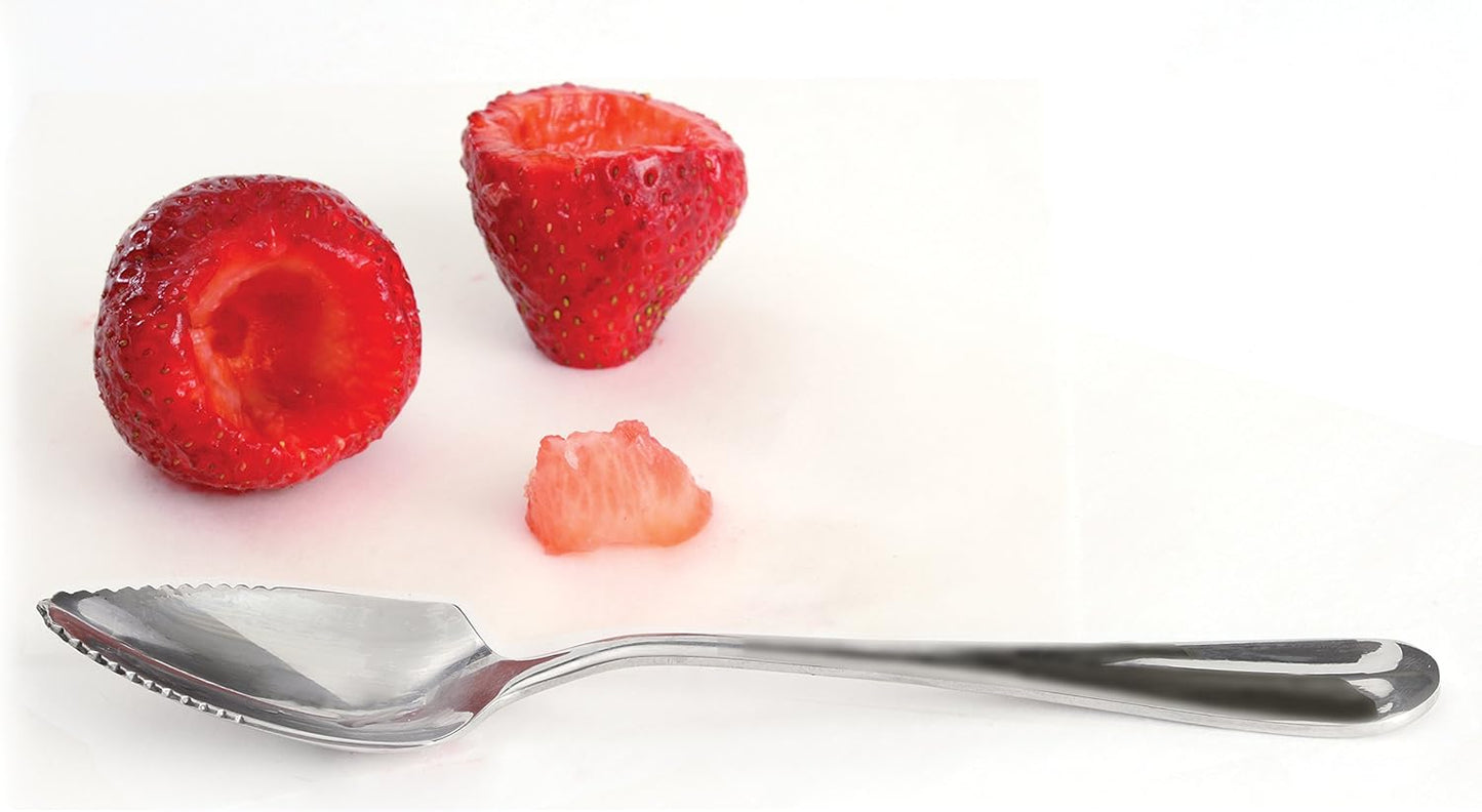 Stainless Steel Grapefruit Spoons, Set of 4