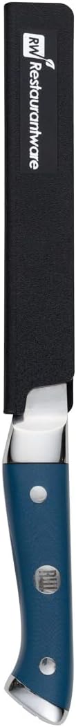 Sensei 6 x 1 Inch Knife Sleeve – Fits Steak Knife, Felt-Lined Black Plastic Blade Guard, Cut-Proof, Durable