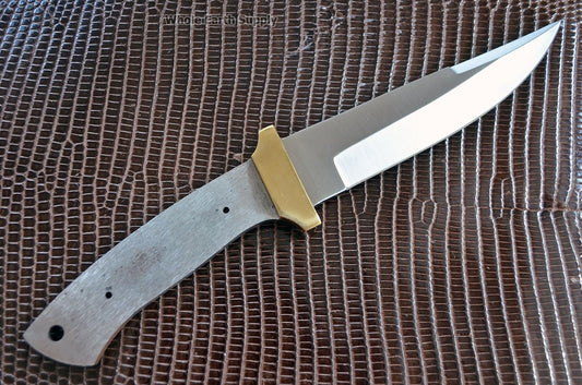 420 Stainless Steel Knife (420 Stainless Steel, Pair of 5.375 inch Bowie Blades)