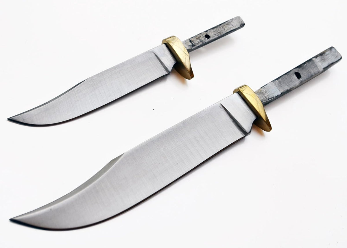 420 Stainless Steel Knife (420 Stainless Steel, Pair of 5.375 inch Bowie Blades)