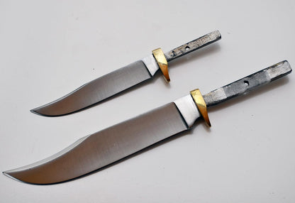 420 Stainless Steel Knife (420 Stainless Steel, Pair of 5.375 inch Bowie Blades)