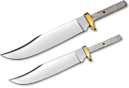 420 Stainless Steel Knife (420 Stainless Steel, Pair of 5.375 inch Bowie Blades)