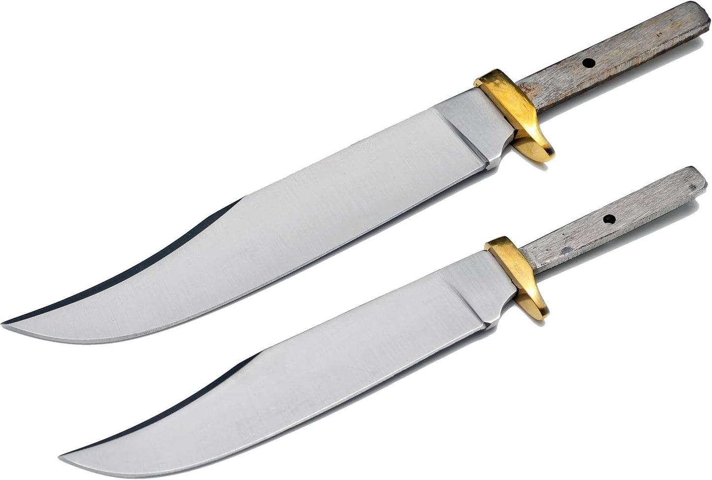 420 Stainless Steel Knife (420 Stainless Steel, Pair of 5.375 inch Bowie Blades)