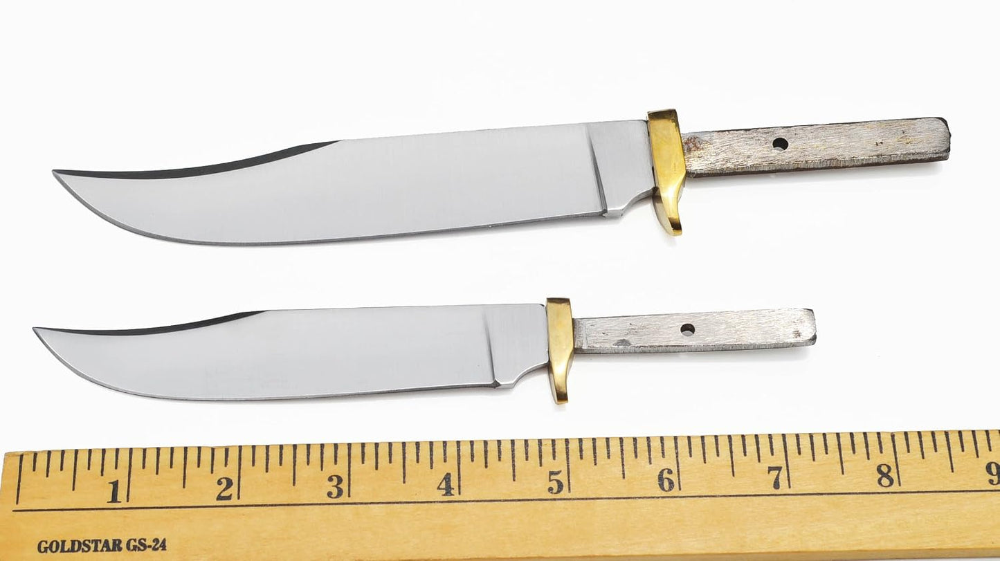 420 Stainless Steel Knife (420 Stainless Steel, Pair of 5.375 inch Bowie Blades)