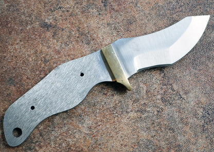 420 Stainless Steel Knife (420 Stainless Steel, Pair of 5.375 inch Bowie Blades)