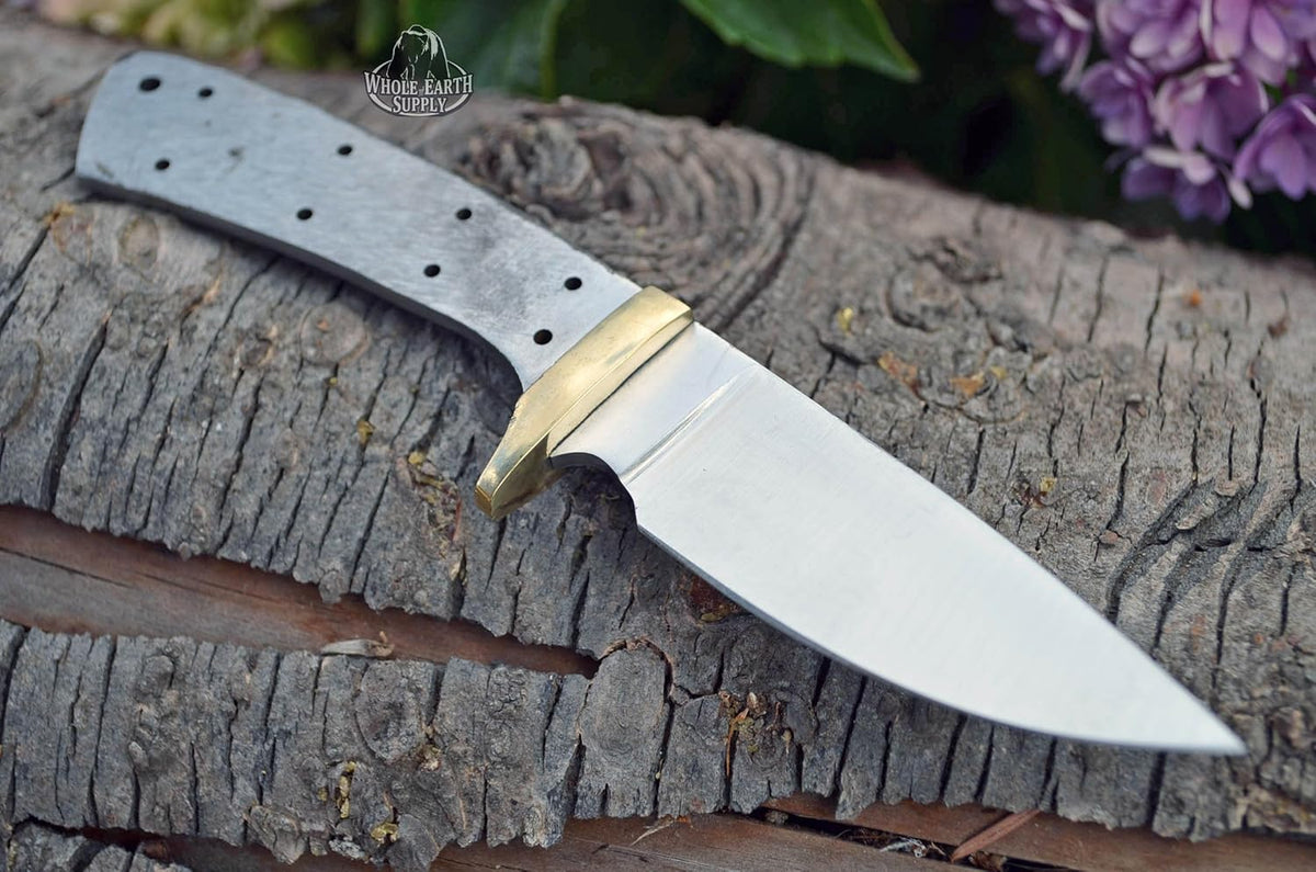 420 Stainless Steel Knife (420 Stainless Steel, Pair of 5.375 inch Bowie Blades)