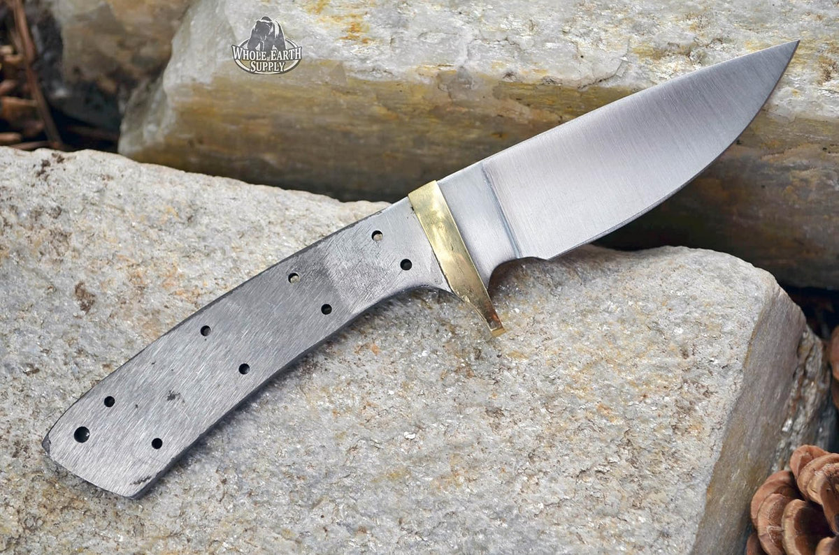 420 Stainless Steel Knife (420 Stainless Steel, Pair of 5.375 inch Bowie Blades)
