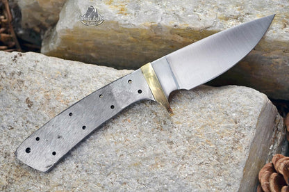 420 Stainless Steel Knife (420 Stainless Steel, Pair of 5.375 inch Bowie Blades)