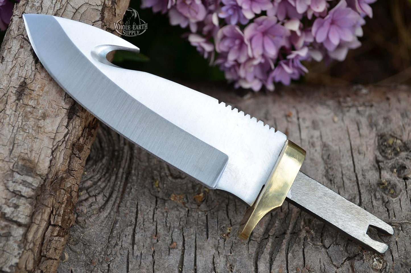 420 Stainless Steel Knife (420 Stainless Steel, Pair of 5.375 inch Bowie Blades)