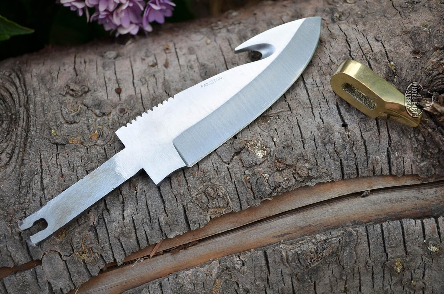 420 Stainless Steel Knife (420 Stainless Steel, Pair of 5.375 inch Bowie Blades)